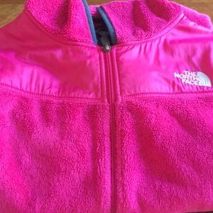 The North Face Pink Hoodie ZIP UP